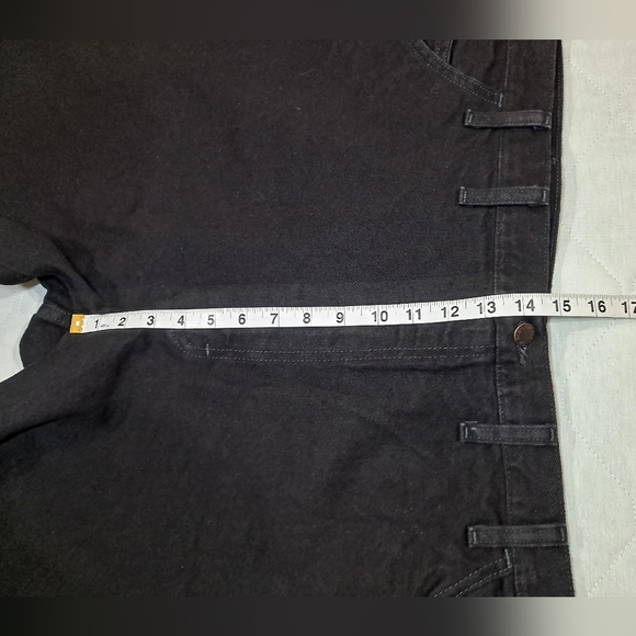 "NWT" Rustler Advantage Regular Fit Jeans Men's 46x29 Black Heavyweight Denim - Picture 11 of 12
